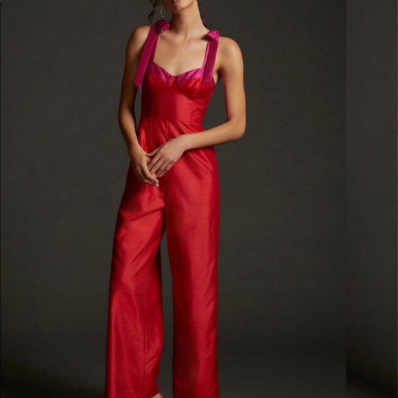 Seamed wideleg jumpsuit - Picture 7 of 10